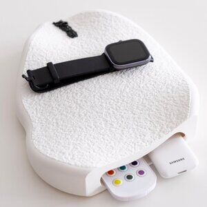 Modern Rock Tray 3D Printed Decorative Organizer & Vase | Minimalist Textured